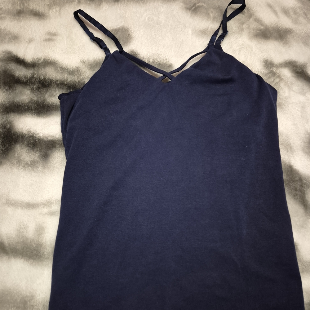 Women's Navy Blue Spaghetti Strap Top